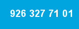 926 327 71 01